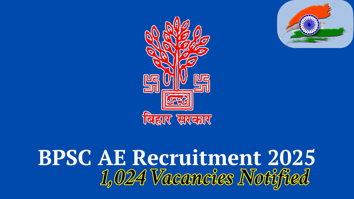 BPSC Assistant Engineer Recruitment 2025 Begins: 1,024 Vacancies Notified